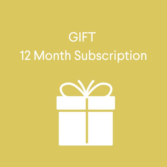 Gift 12 Month Subscription