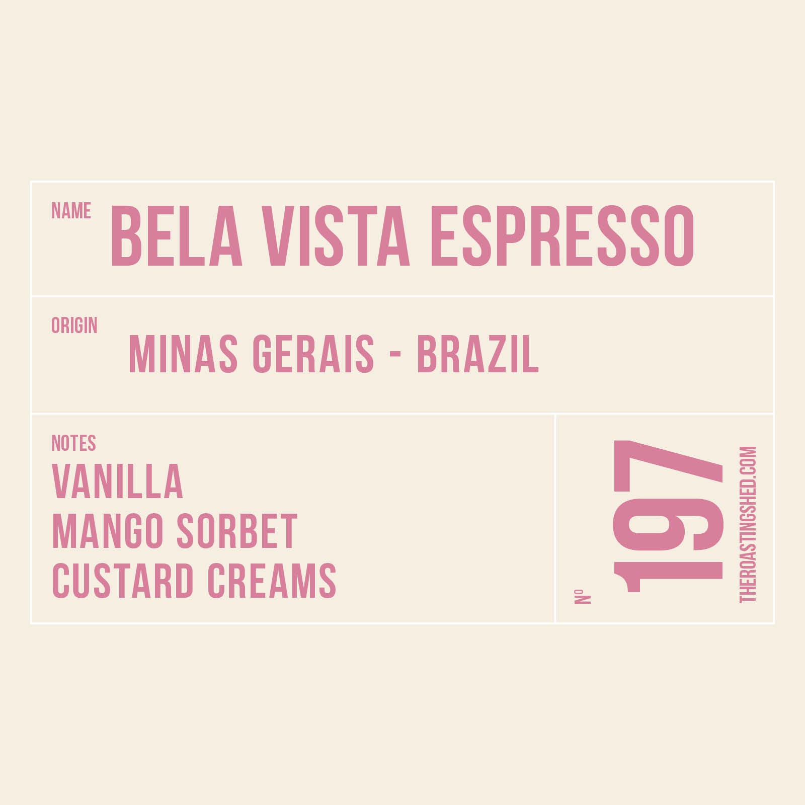 Bela Vista Espresso - Brazil