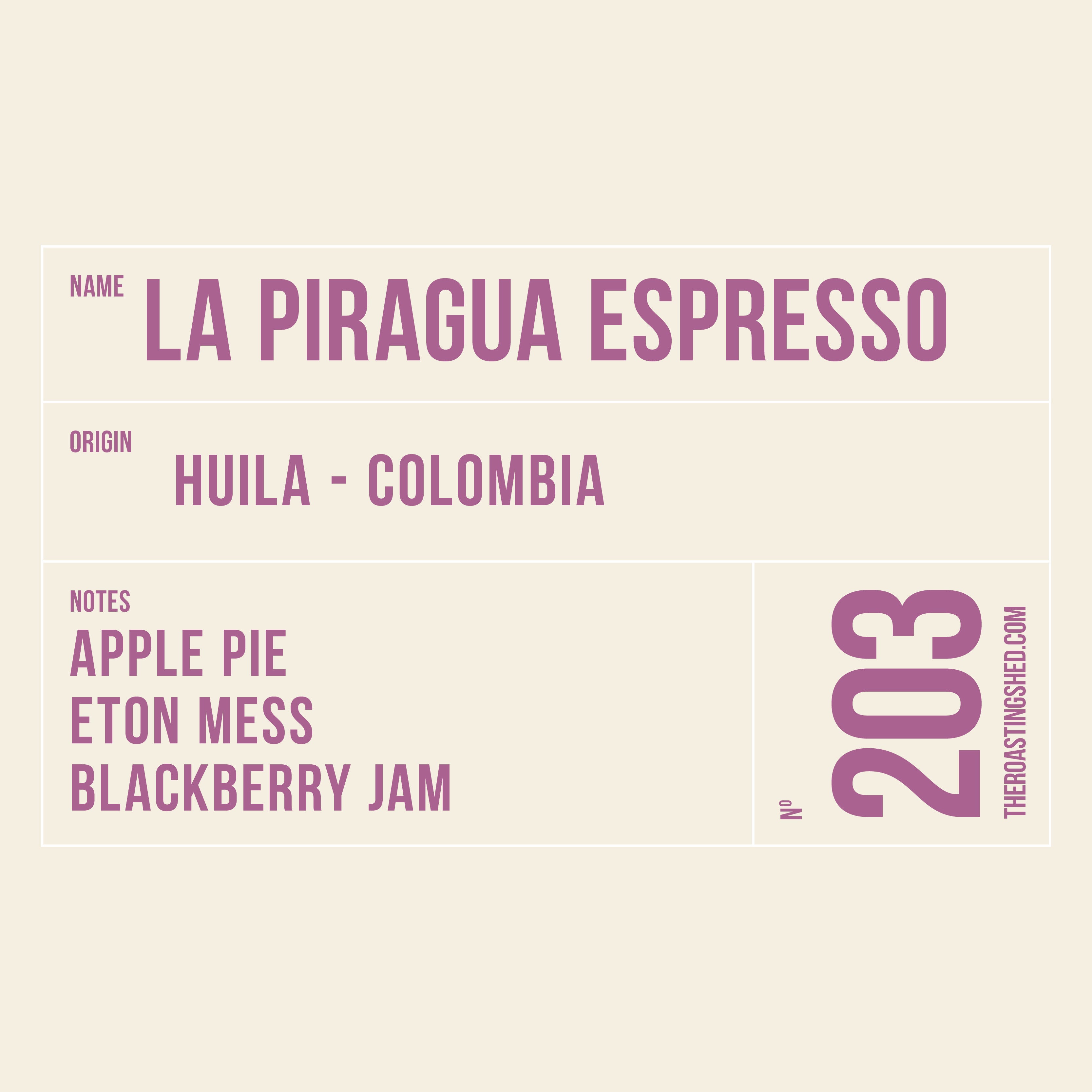 La Piragua Espresso - Colombia